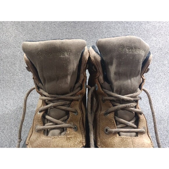 Columbia Hiking Duck Falmouth Boot Black Brown Leather Round Toe Men\'s Size 11 main image 12